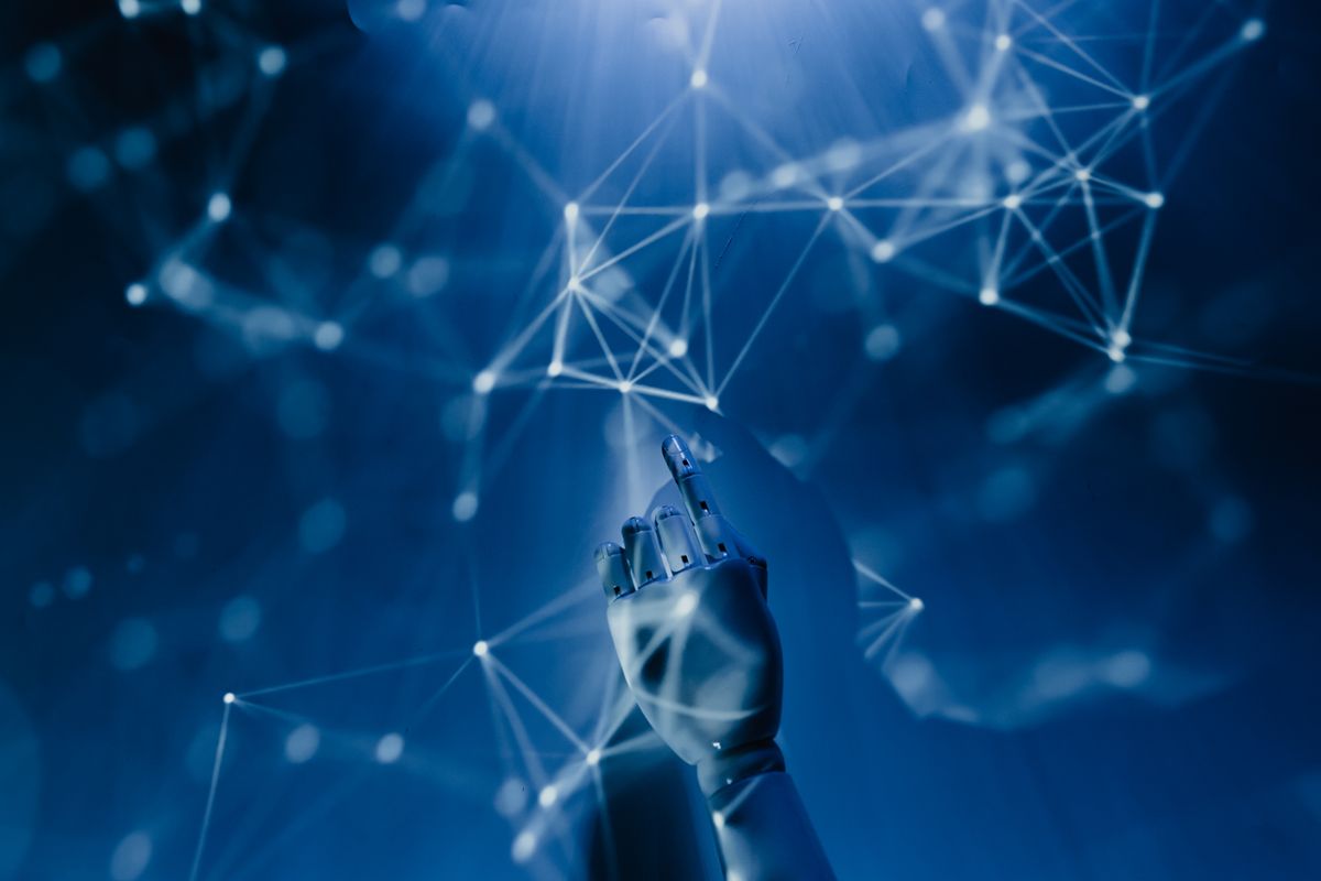 Robot illustrant le machine learning